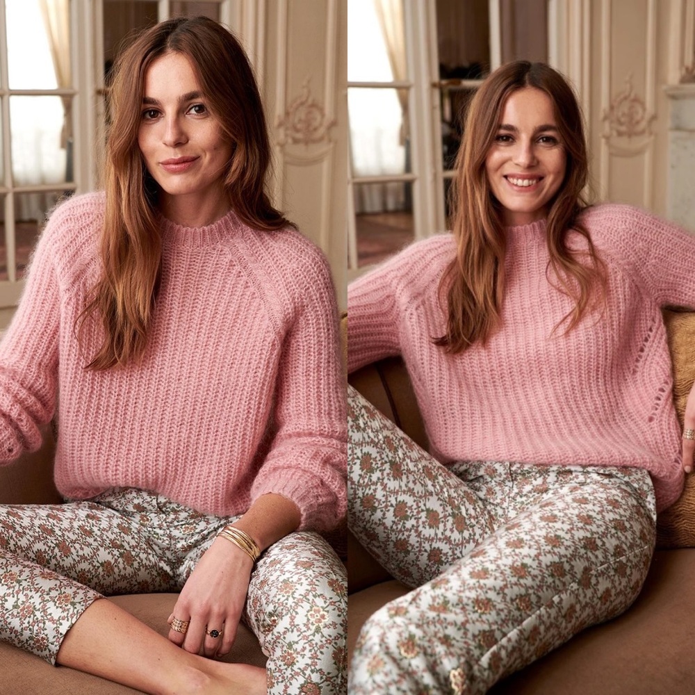 Sezane | Dwee Jumper in Blush Pink Small